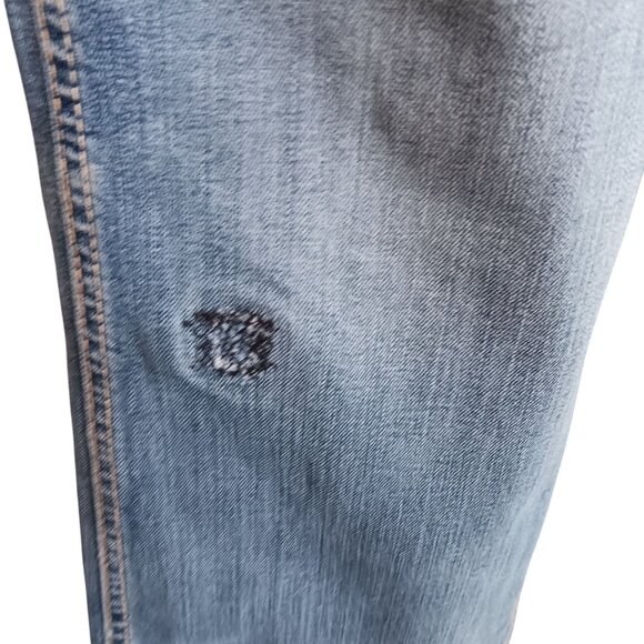 Ariat Women's Jeans 33R Perfect Rise Boot Rebar Distress Fade Bootcut 36x32 - Picture 4 of 9